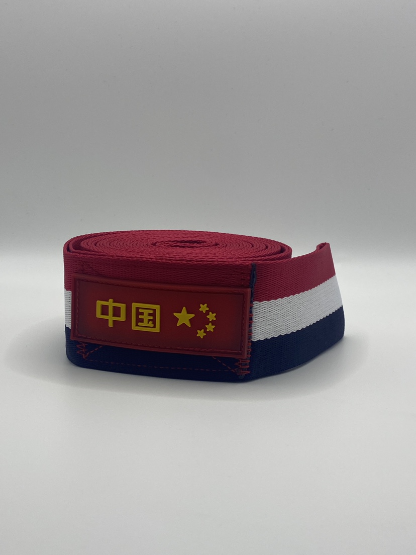 Red and white blue flag